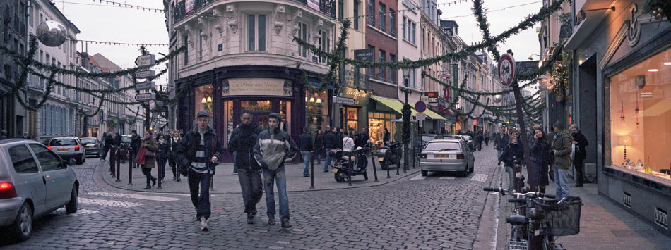 Lundi 31 décembre 2007 (4), angle de la rue Basse et de la rue Esquermoise, à Lille.