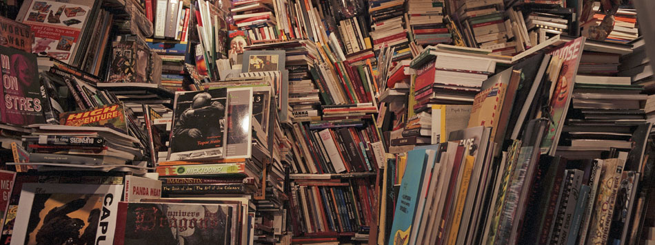 Lundi 3 décembre 2007, la librairie de Jacques, rue Gît-le-Coeur, à Paris.