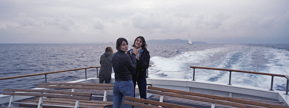 Lundi 29 octobre 2007, sur la vedette de la compagnie des Iles d'Or, vers l'île du Levant.