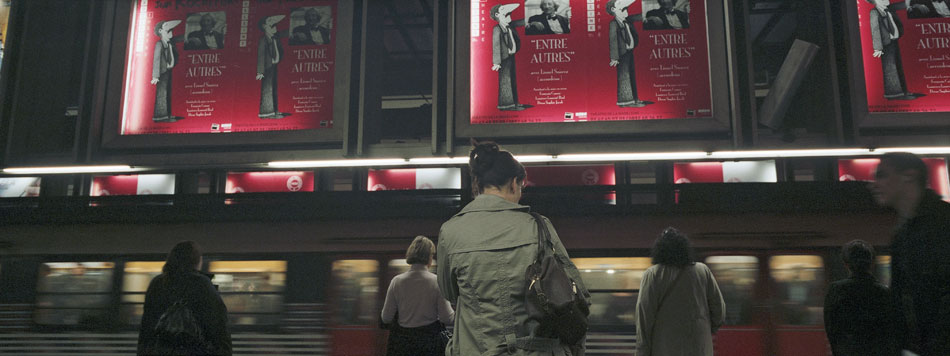 Mardi 16 octobre 2007, station Charles-de-Gaulle Etoile, sur la ligne A du RER, à Paris.