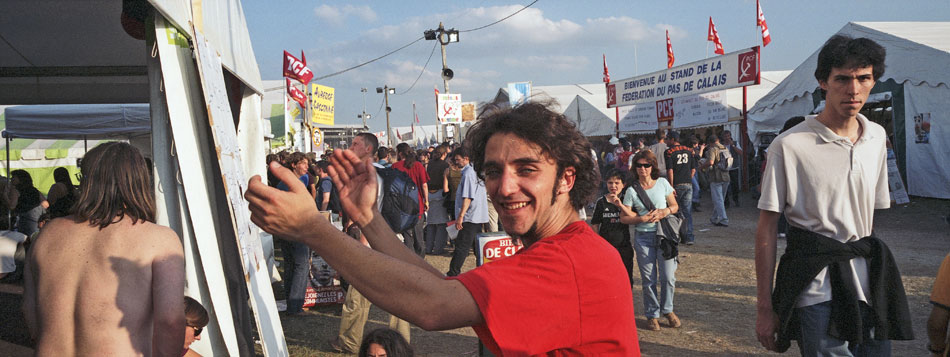 Samedi 15 septembre 2007, la fête de L'Humanité, à La Courneuve.