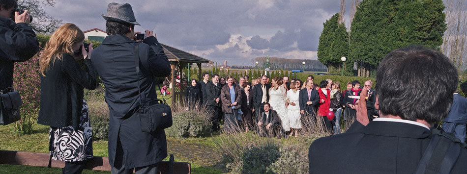 Samedi 5 avril 2008, mariage de Mélanie et Sébastien, à Templeuve, en Belgique.