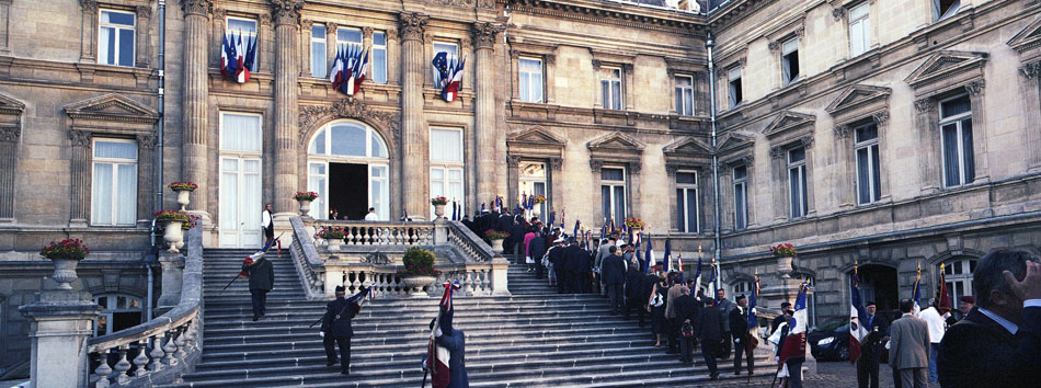 Lundi 14 juillet 2008, préfecture du Nord, place de la République, à Lille.