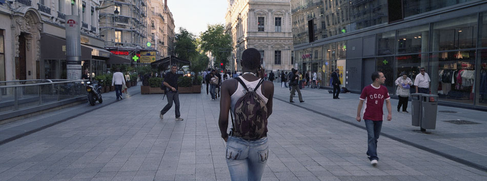 Jeudi 19 juin 2008, rue de la République, à Lyon.