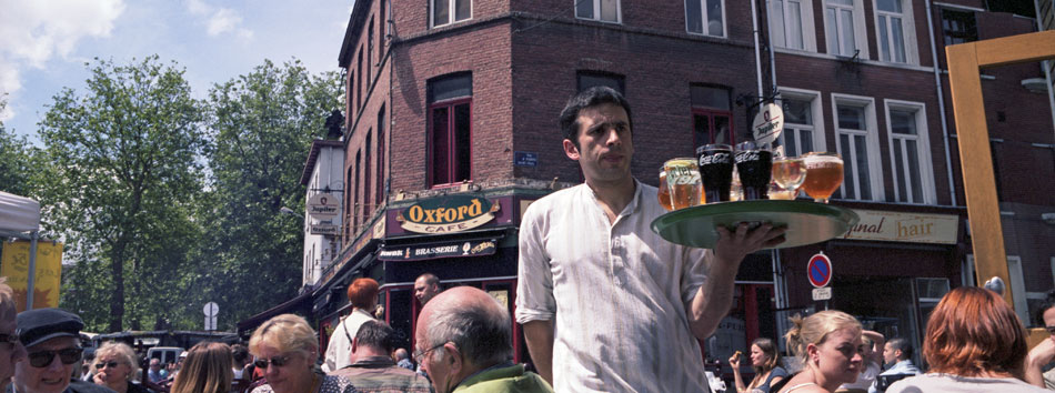 Dimanche 25 mai 2008, terrasse des Tilleuls, parvis de Croix, à Wazemmes, Lille.