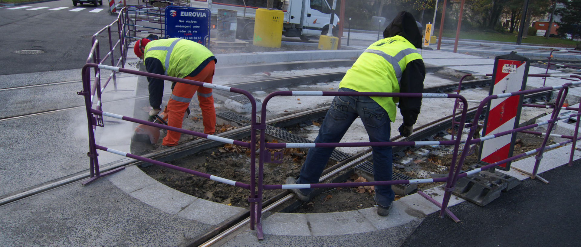 Jeudi 13 novembre 2008, av. Marcel-Houël, à Vénissieux.