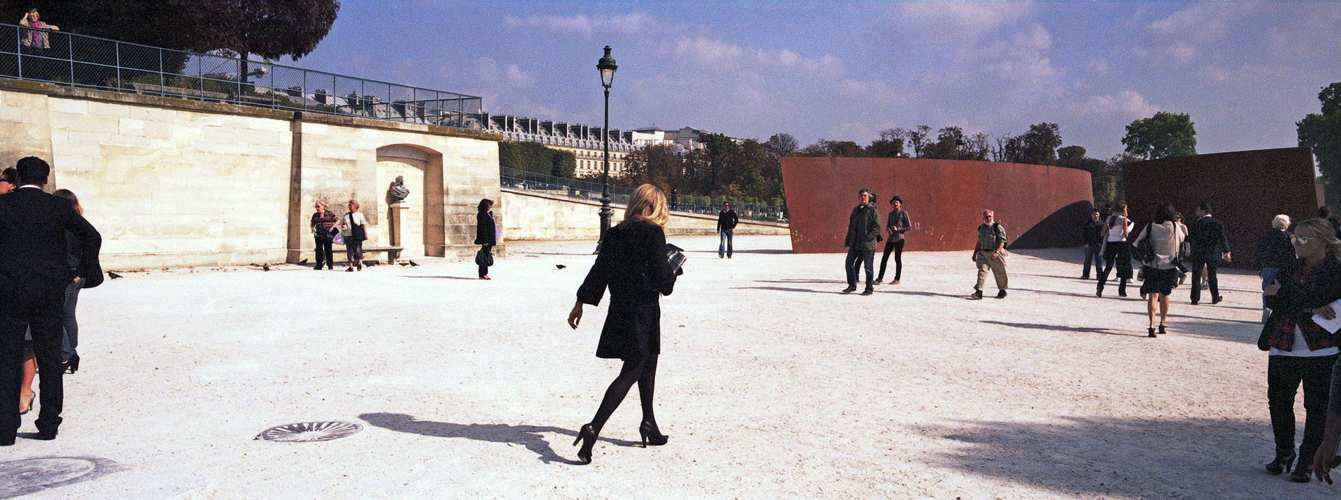 Lundi 29 septembre 2008 (2), jardin des Tuileries, à Paris.