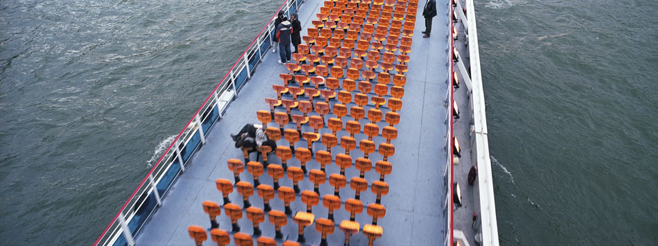 Mardi 30 septembre 2008, sur la Seine, à Paris.