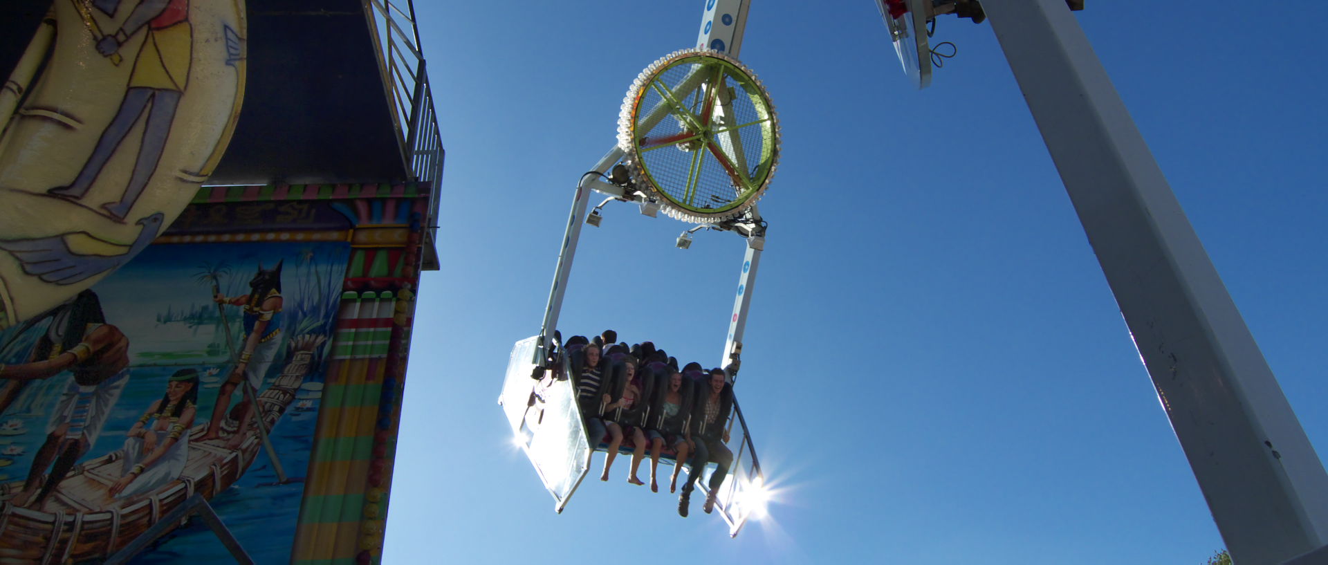 Photo de fête foraine, Lille, Champ de Mars.