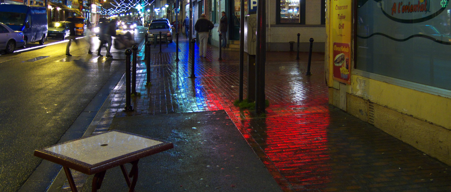 Photo de scène de rue, Roubaix, rue de l'Epeule.