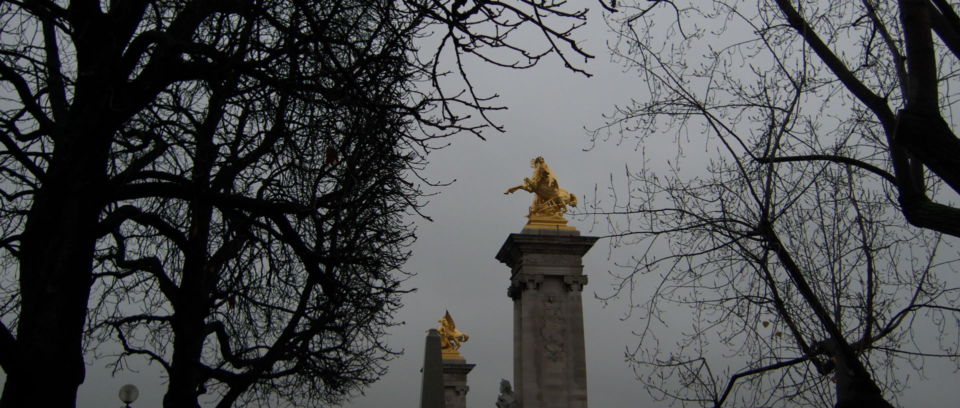 Photo de payage urbain, Paris, pont Alexandre III.