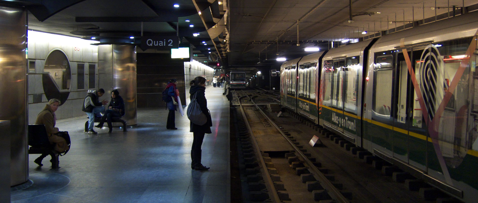 Photo au terminus du Mongy, Lille Flandres.