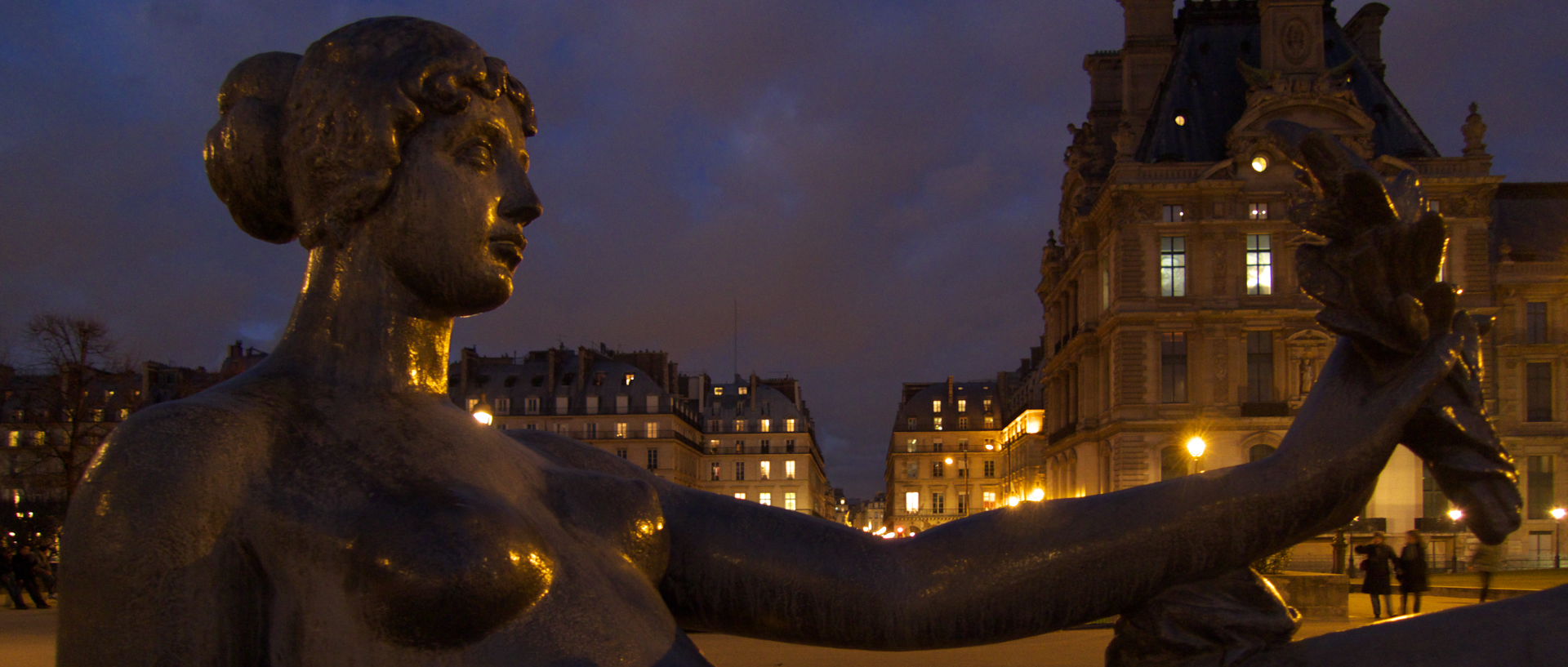 Mercredi 11 février 2009, 18:36, jardin des Tuileries, à Paris.