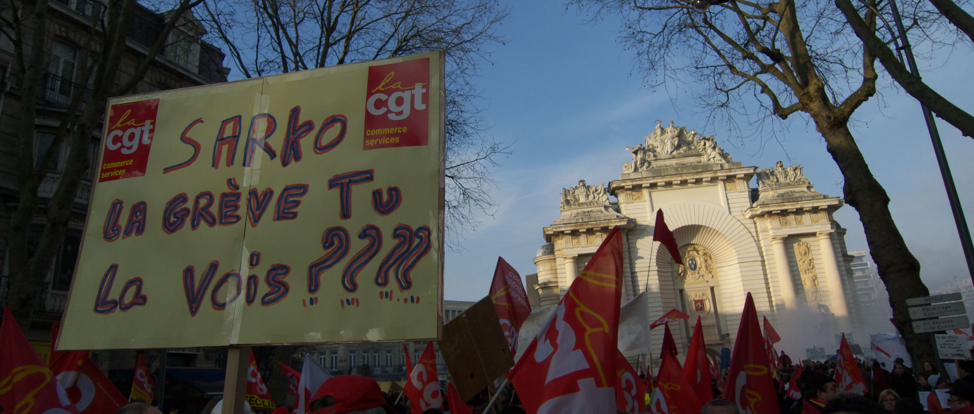 Jeudi 29 janvier 2009, 15:27, manifestation, à Lille.