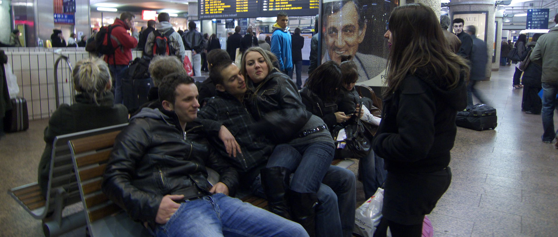 Samedi 31 janvier 2009, 18:03, gare de Lyon Part Dieu.