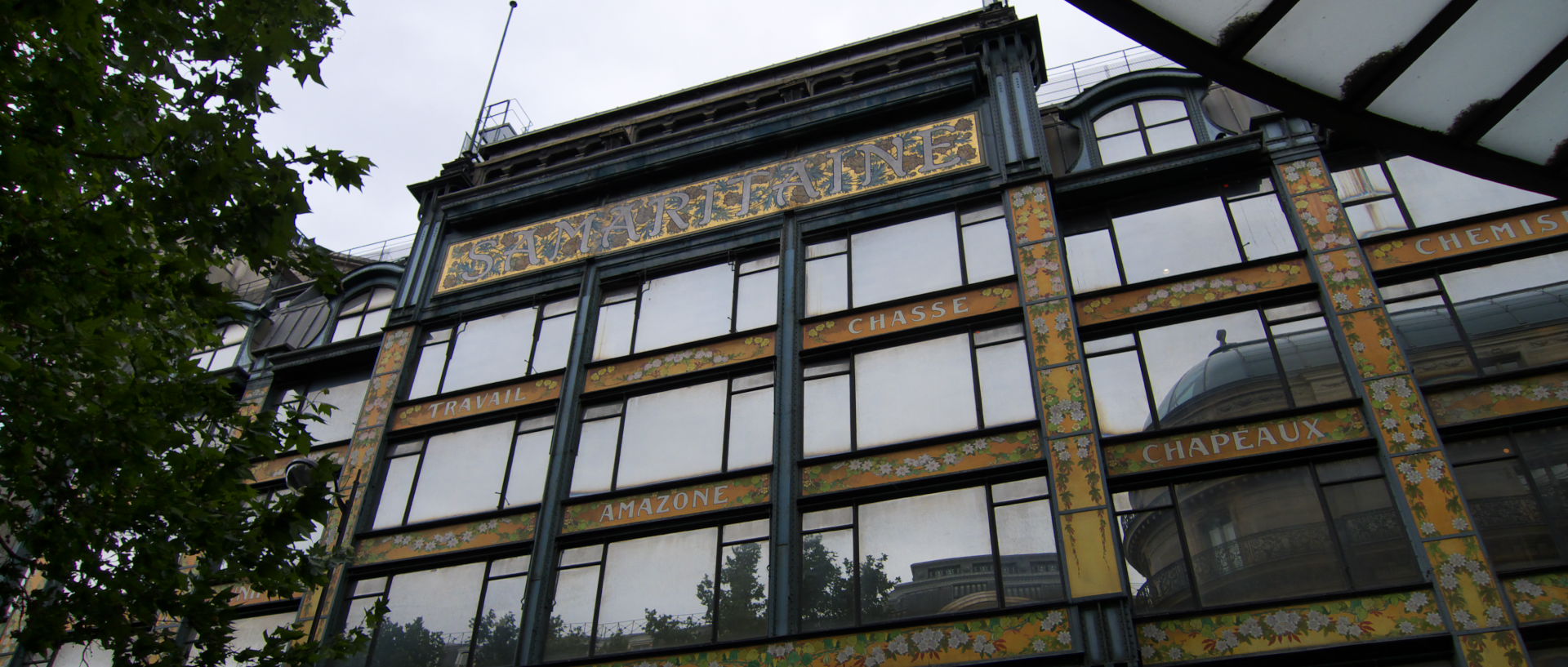 Photo de la Samaritaine, Paris, rue du Pont Neuf.