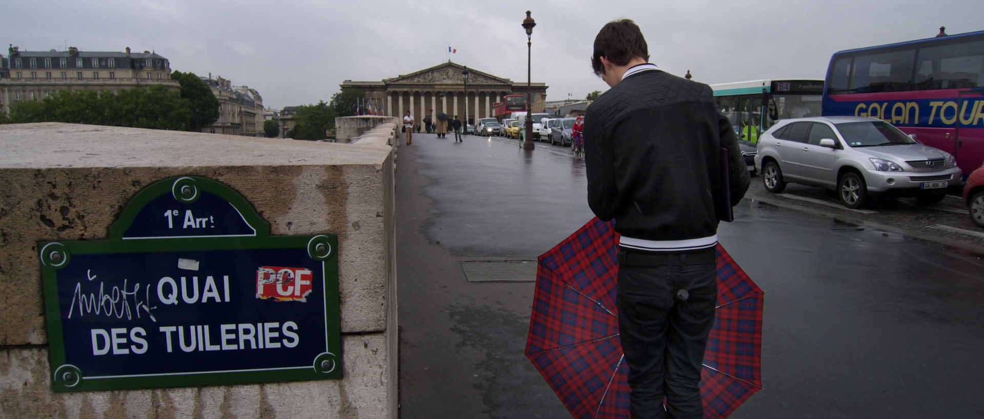 Photo de scène de rue, Paris, pont de la Concorde.