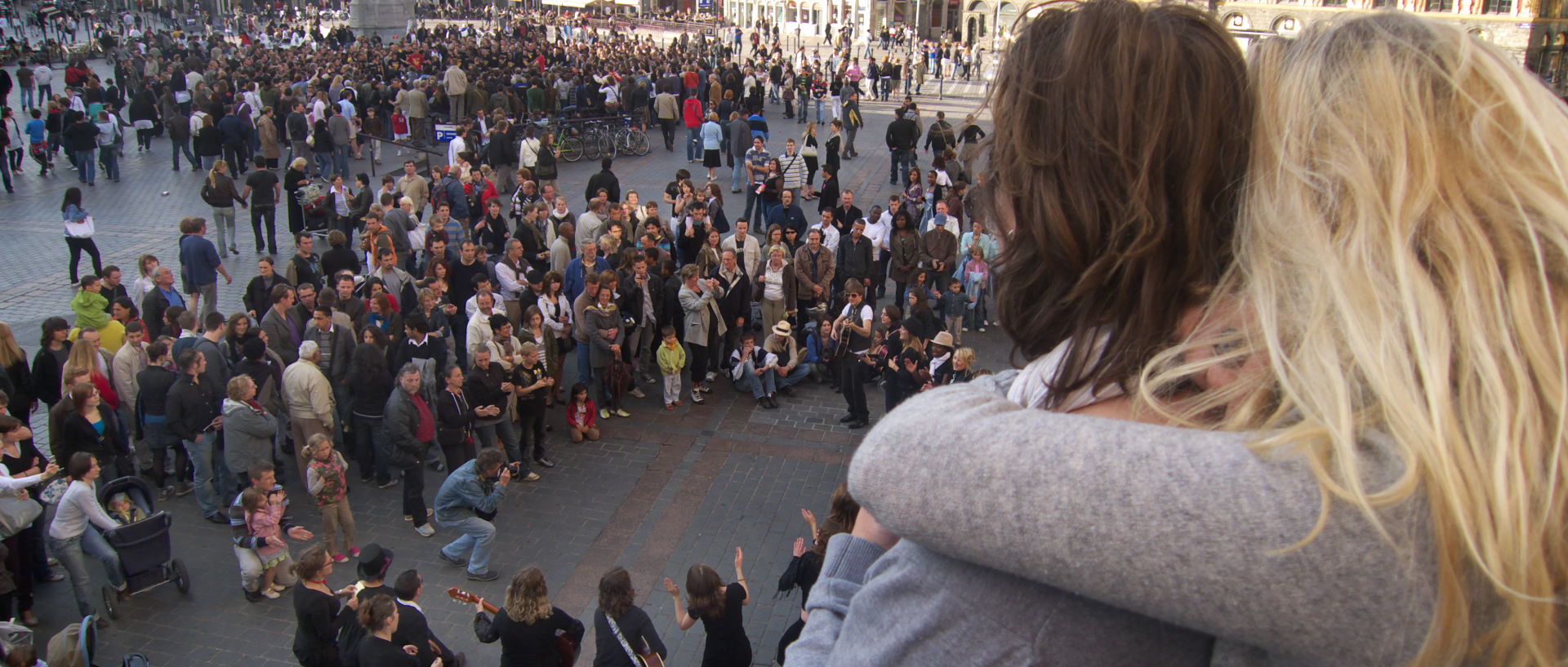 Photo de la fête de la musique, Lille, place du Général-de-Gaulle.