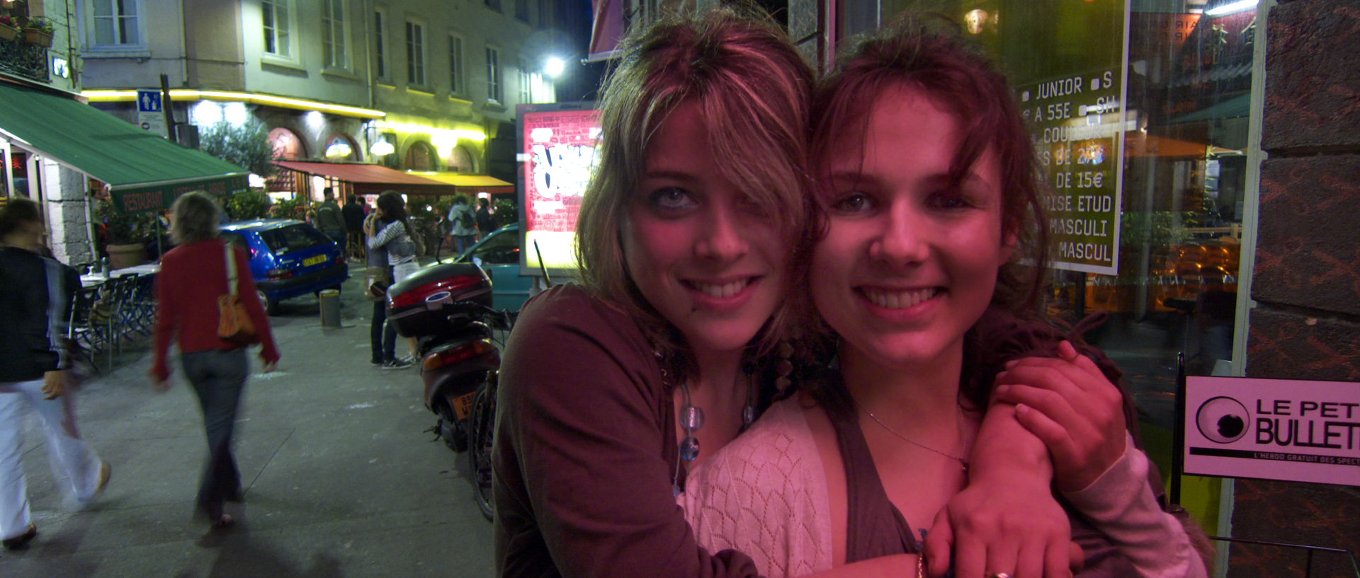 Photo à la terrasse du Baryton, Lyon, rue de l'Arbre sec.