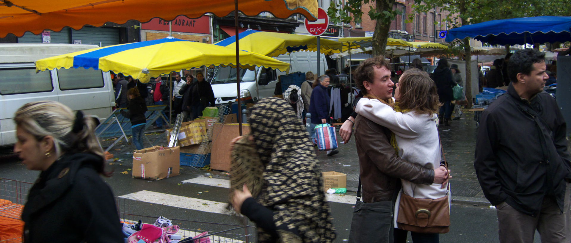 Photo au marché de Wazemmes, Lille.