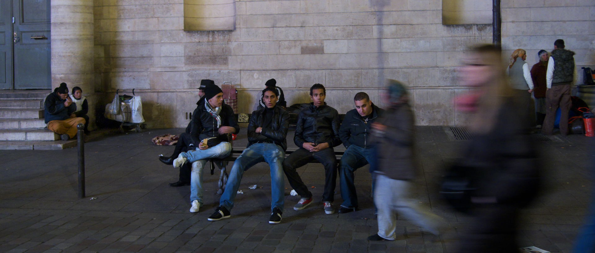 Photo de scène de rue, Paris, rue de Caumartin.