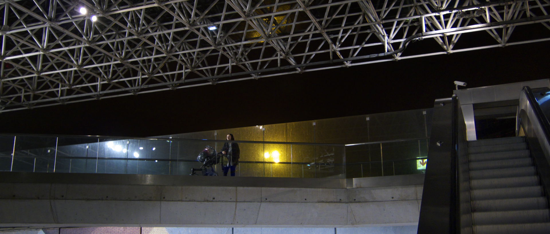 Photo dans une gare, Lille, gare Lille Europe.