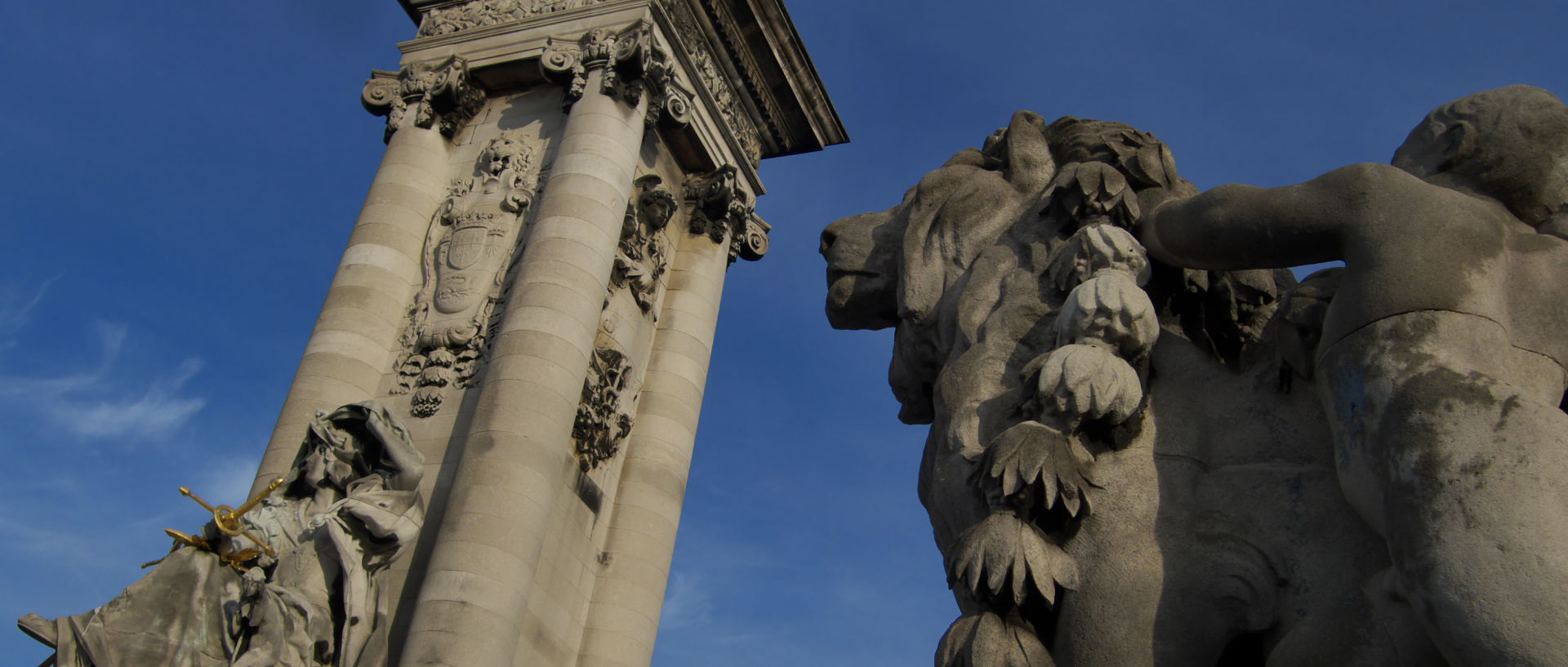 Photo de paysage urbain, Paris, pont Alexandre III.