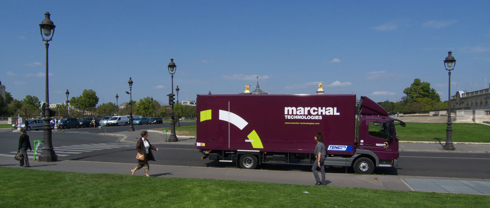 Photo de paysage urbain, Paris, esplanade des Invalides.