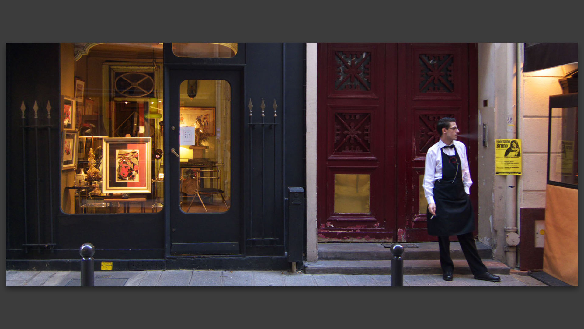 Rue de Bourbon le Château, à Paris.