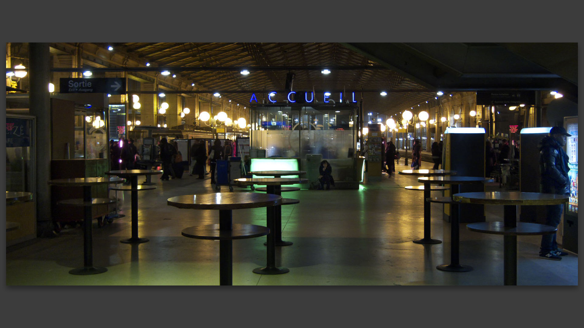 Gare du Nord, à Paris.