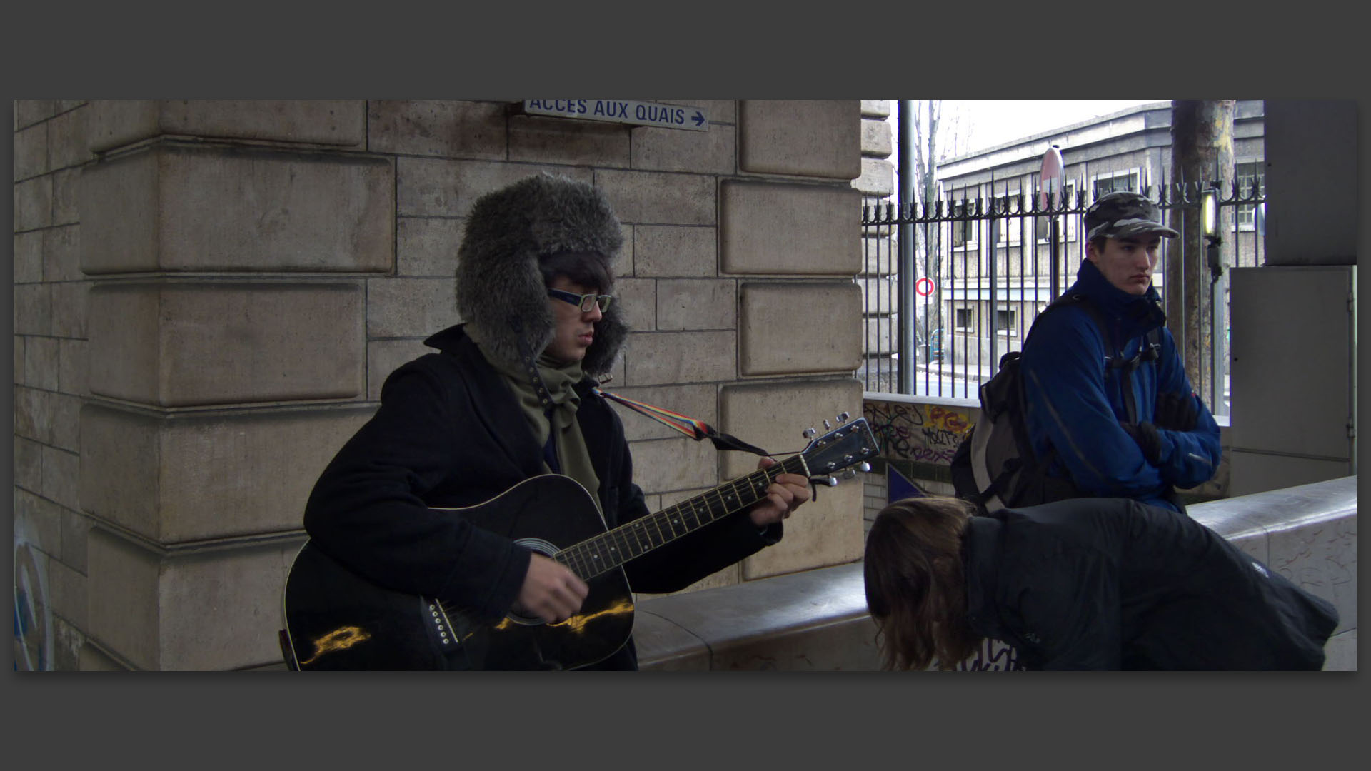 Station de métro Jaurès, à Paris.