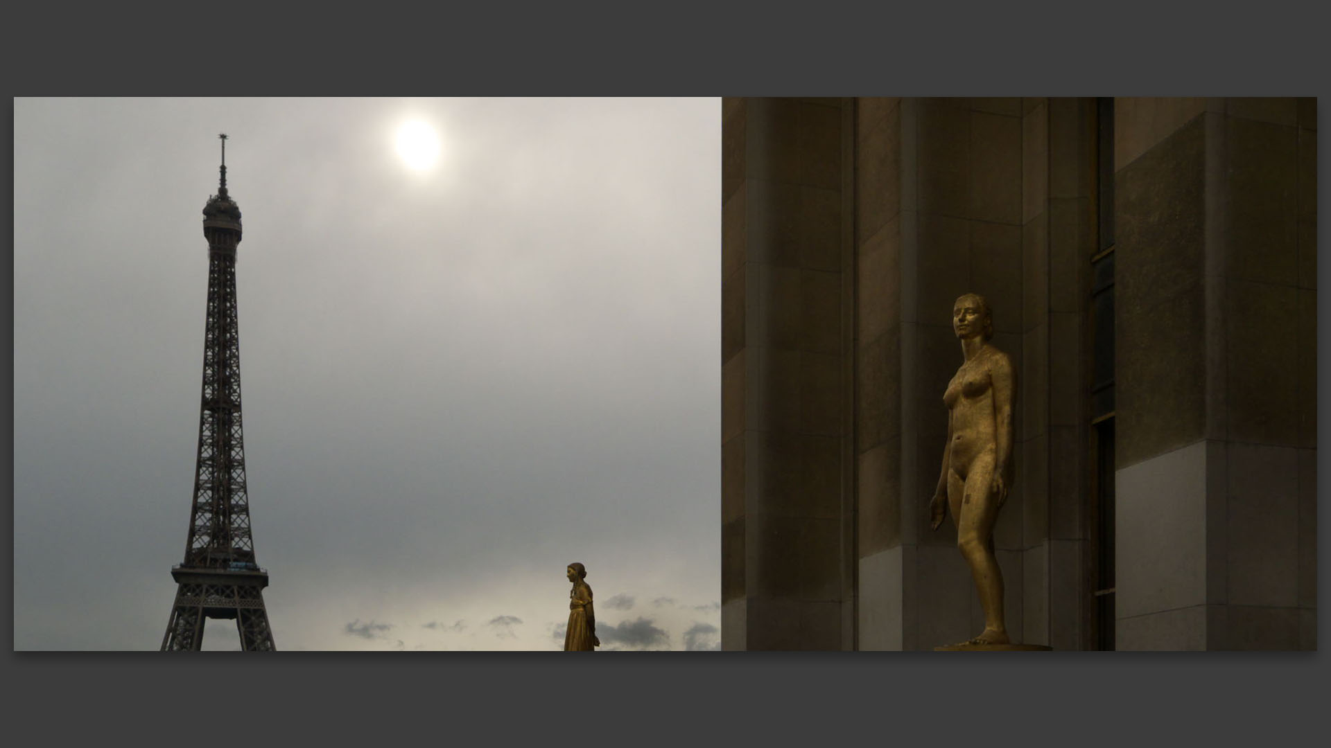 Parvis du Trocadéro, à Paris.