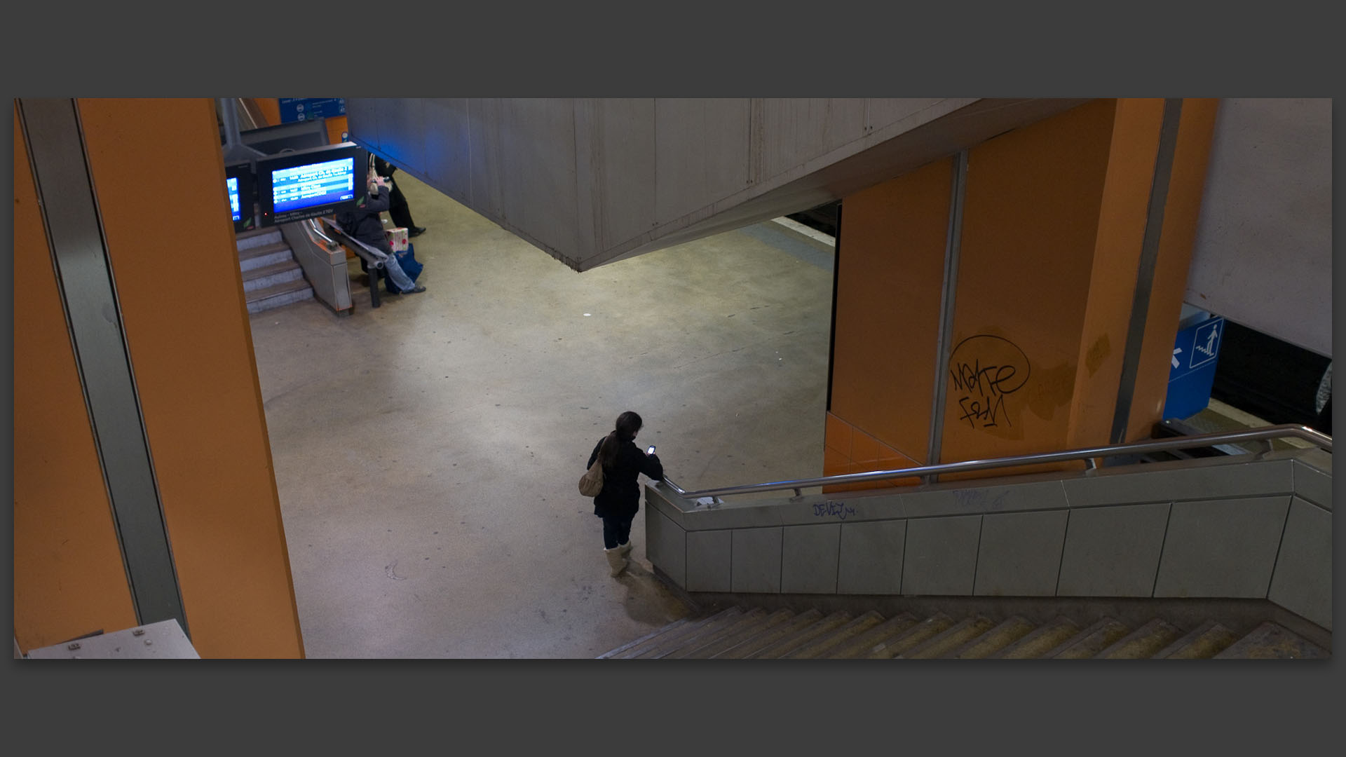 Station de RER Gare du Nord, à Paris.