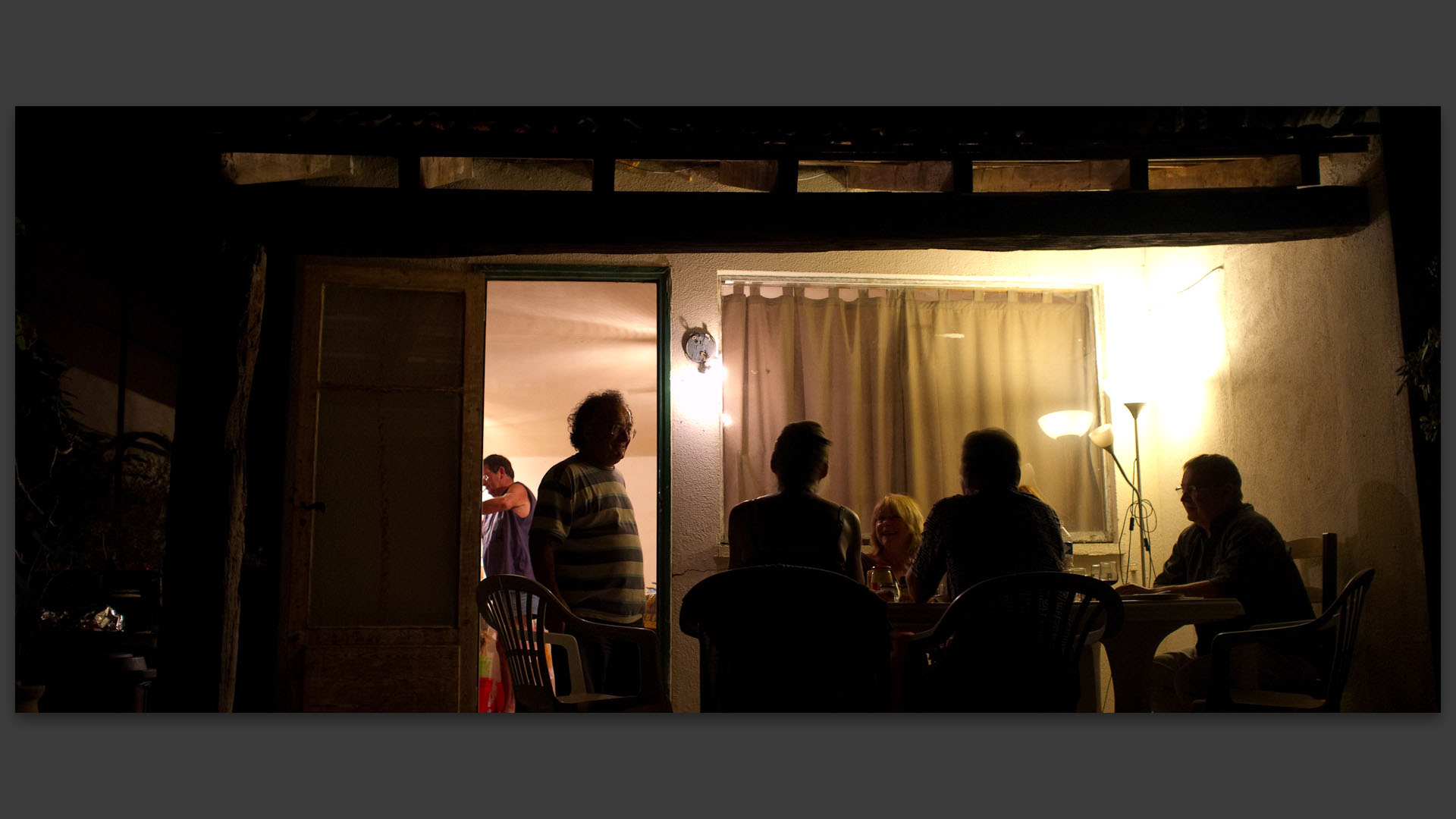 Diner chez Philippe, à l'île du Levant.