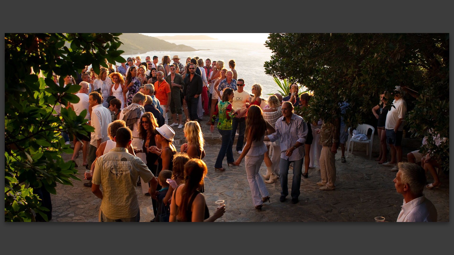 Soirée anniversaire chez Robert, à l'île du Levant.