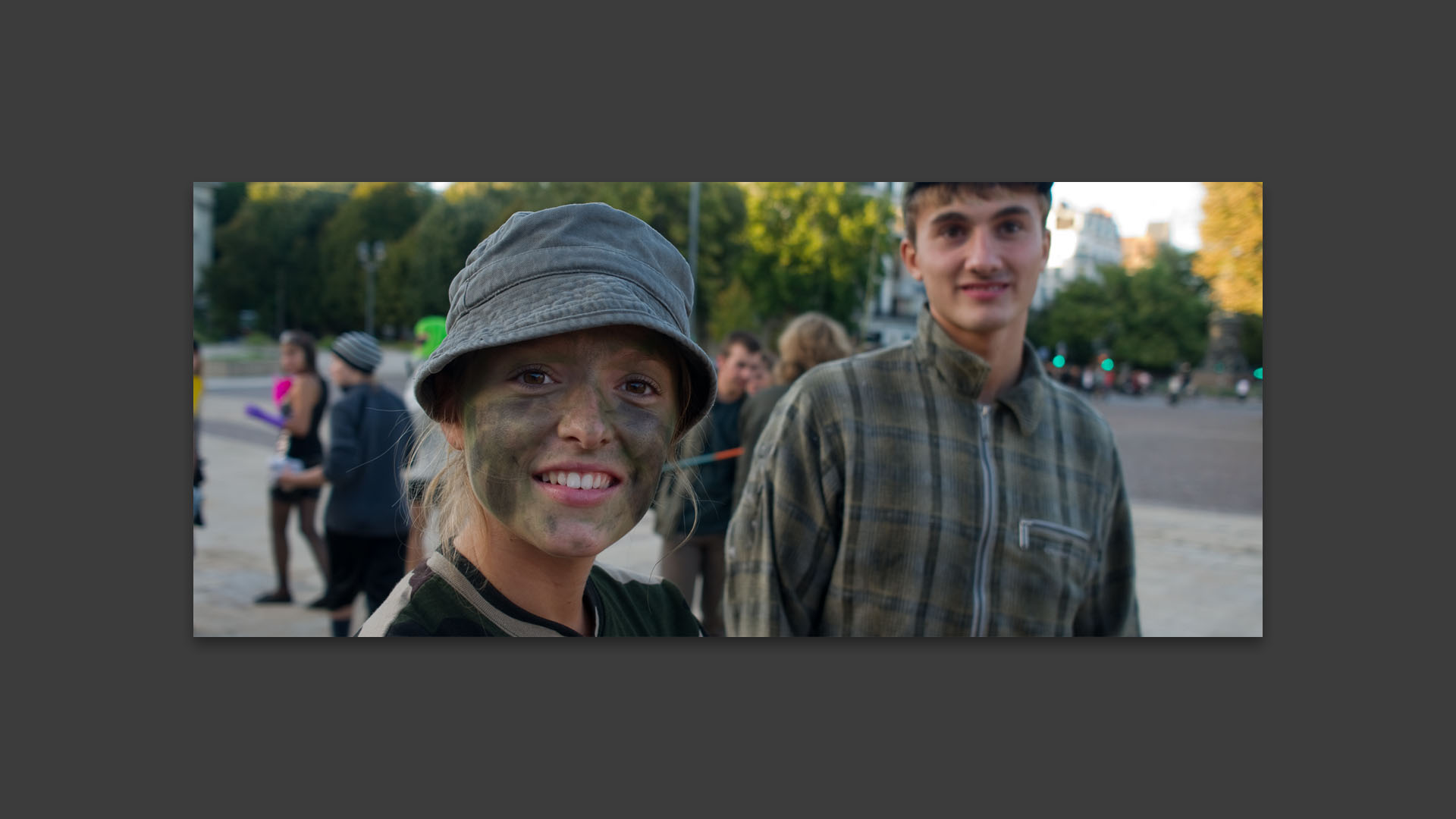 La rentrée des étudiants en kiné, place de la République, à Lille.