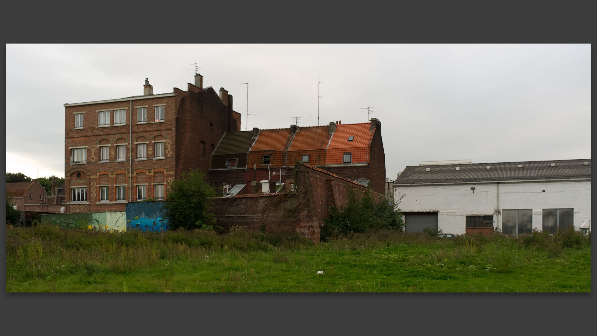 Immeubles de la rue Racine, à Roubaix.