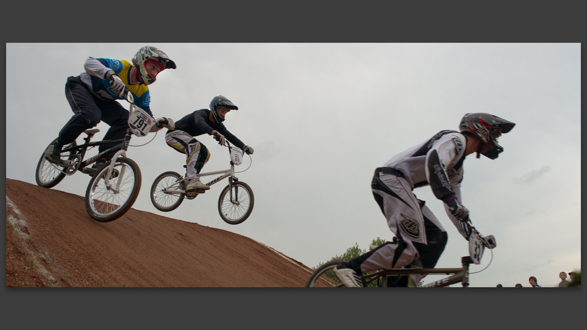 Compétition de BMX à Marcq en Baroeul.