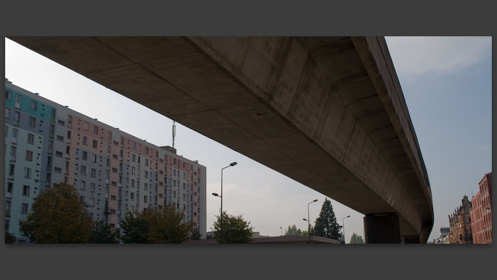 Viaduc du métro, boulevard de Strasbourg, à Lille.