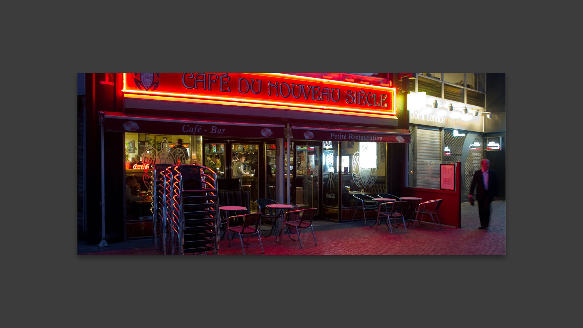 Le café du Nouveau Siècle, rue de Pas, à Lille.