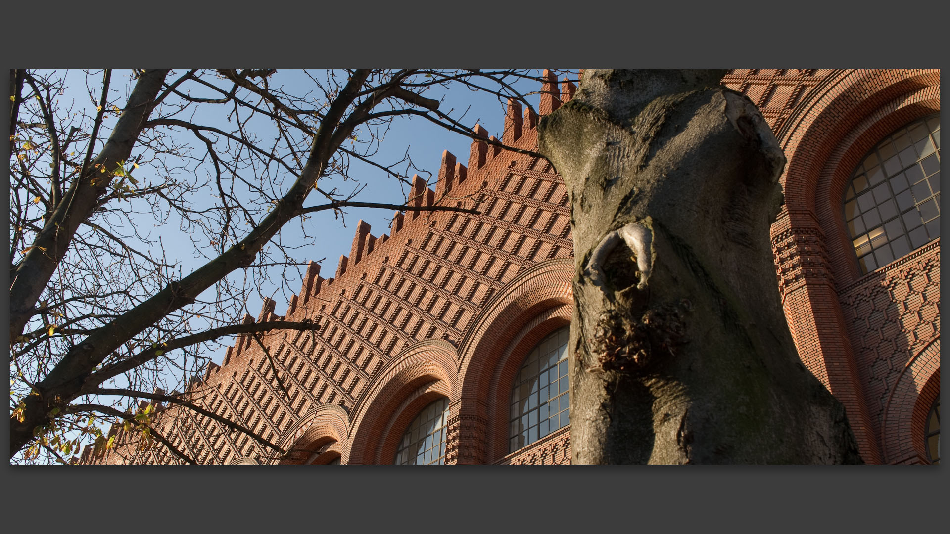 L'institut d'art et d'archéologie de l'université Paris I, jardin Marco-Polo, à Paris.