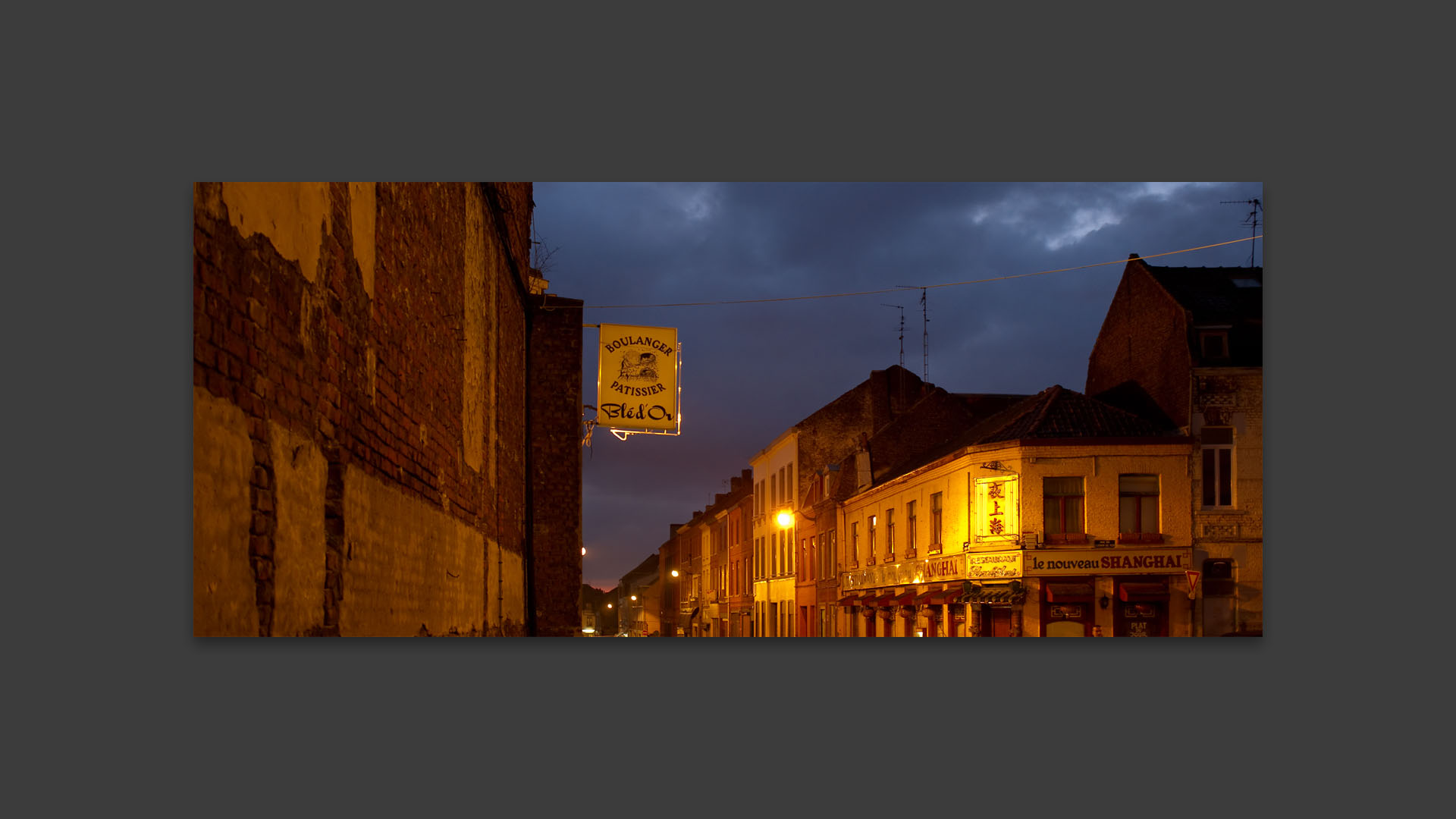 Enseigne de la boulangerie Blé d'or, rue de l'Alouette, à Roubaix.