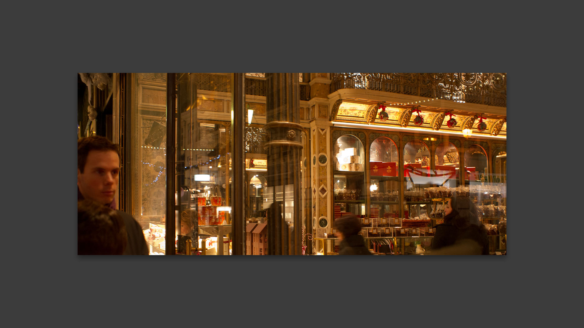 La vitrine du chocolatier Meert, rue Esquermoise, à Lille.