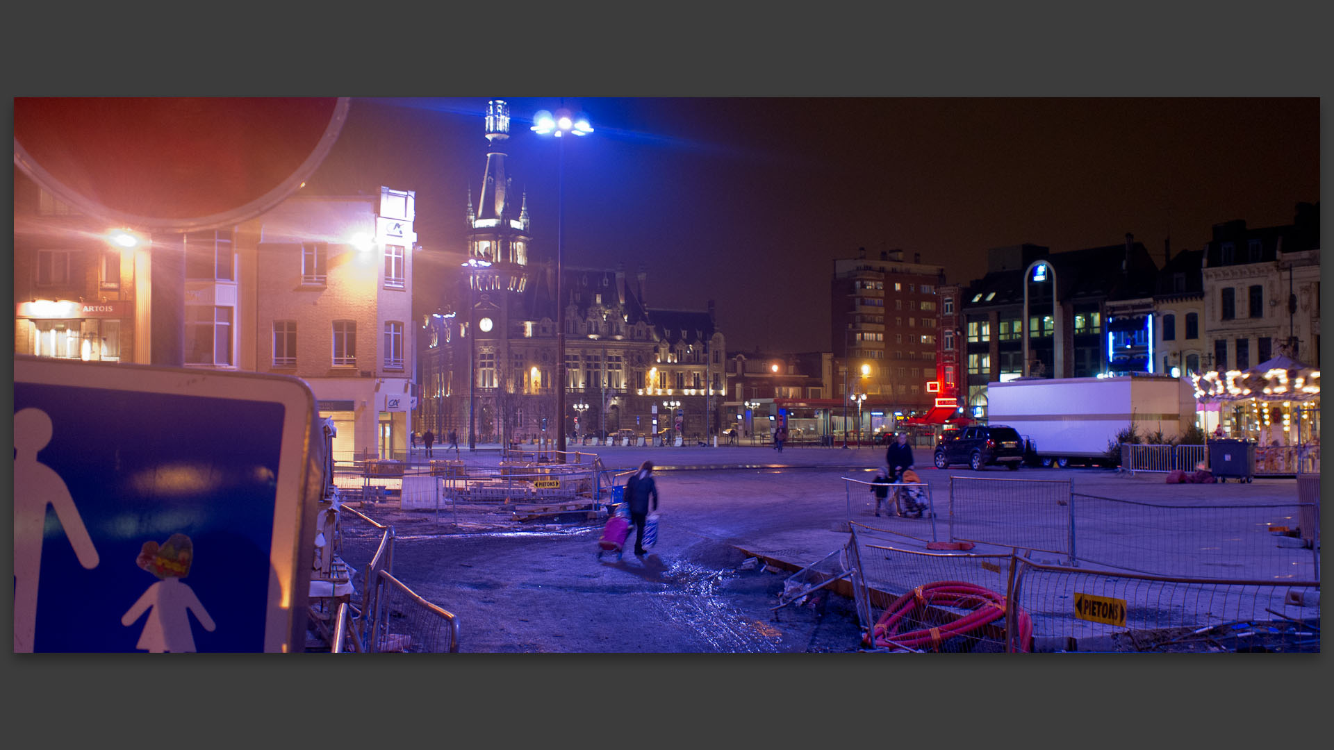 Place de la République, à Tourcoing.