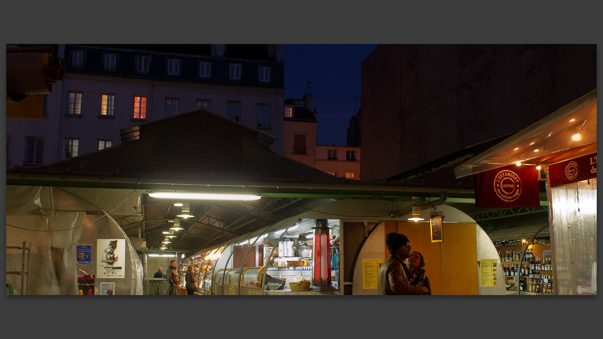 L'estaminet du marché des Enfants rouges, rue de Bretagne, à Paris.