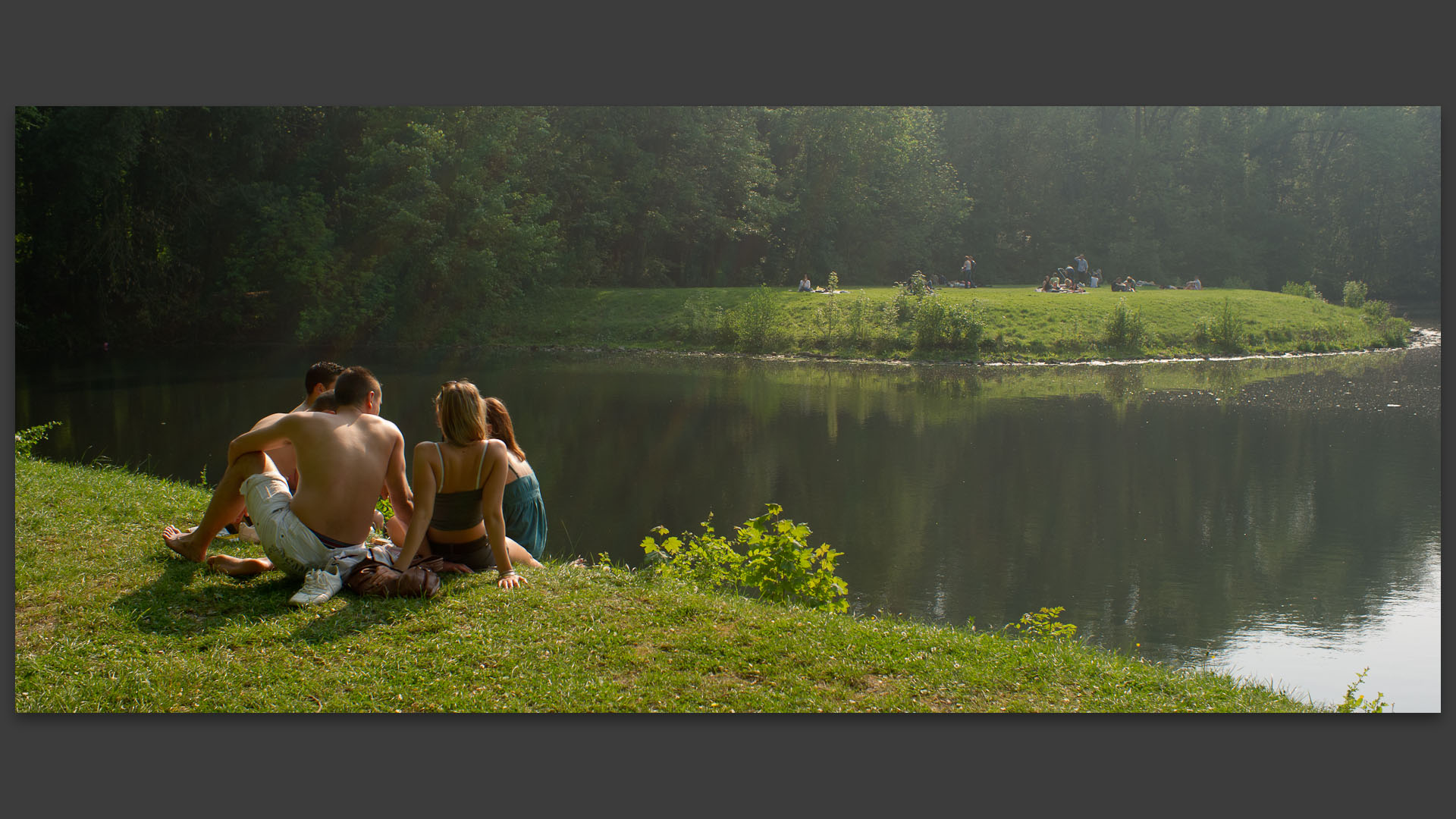 Bronzette au parc du Héron, à Villeneuve d'Ascq.