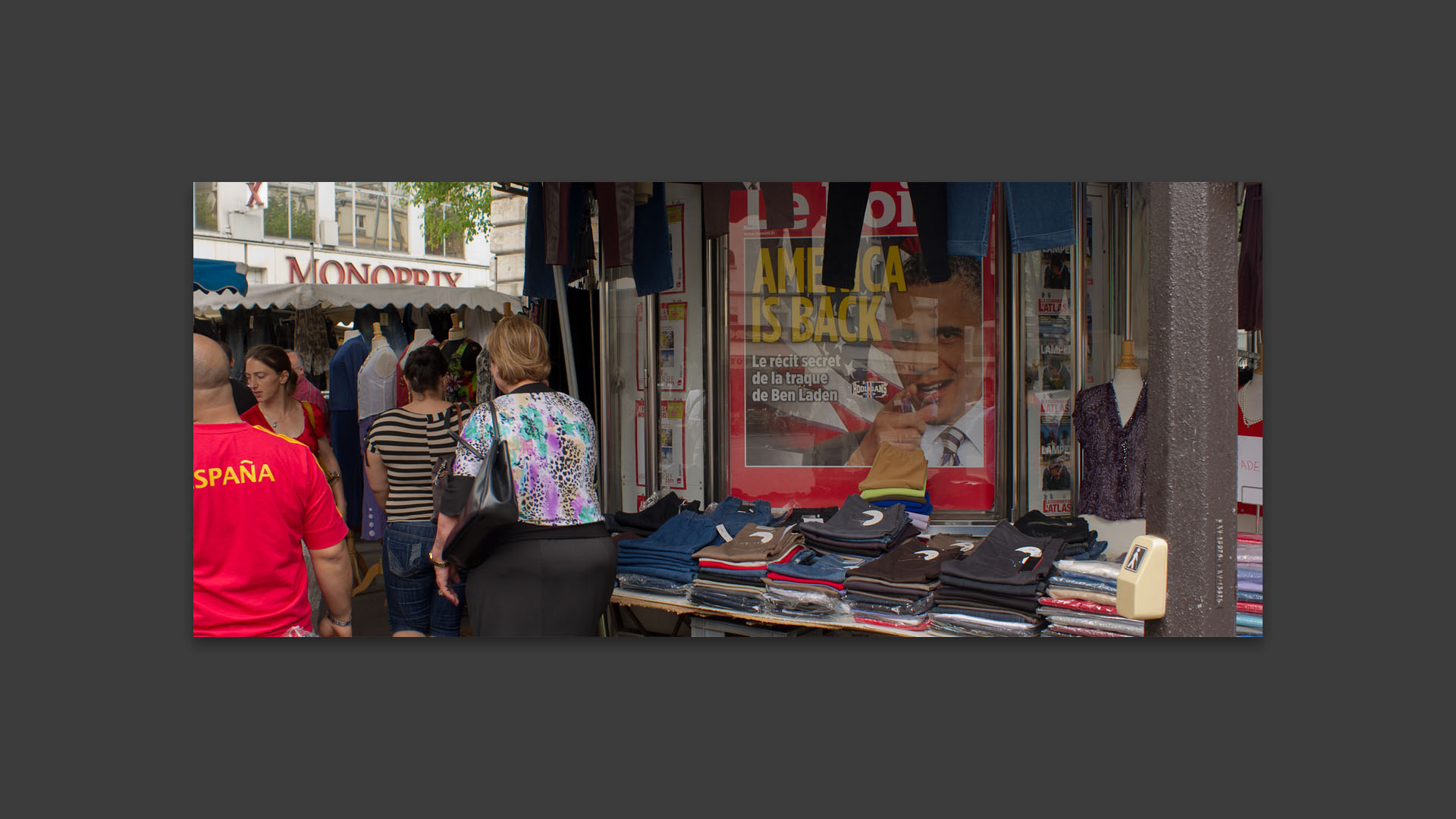 Le marché du boulevard de Grenelle, à Paris.