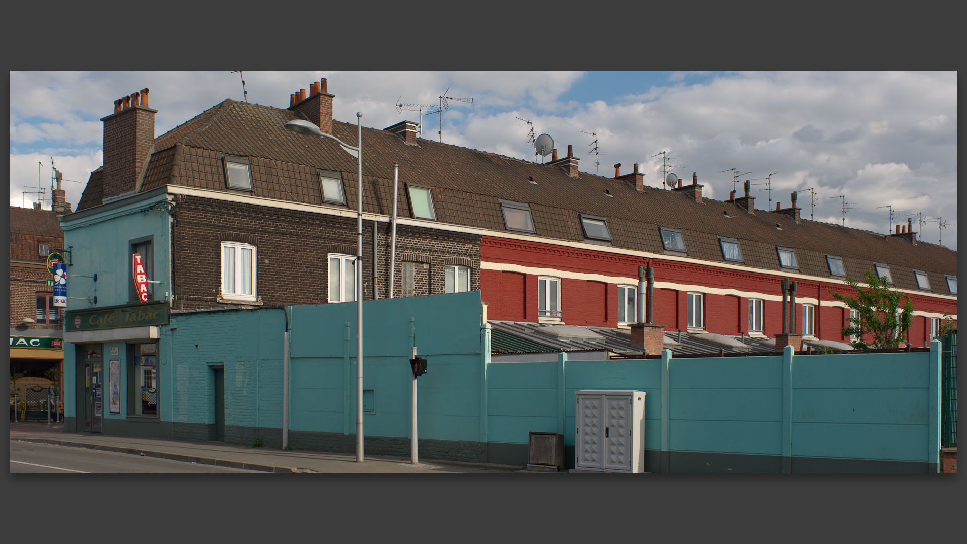 Le Monocle, rue du Pont de l'Abbaye, à Marquette lez Lille.