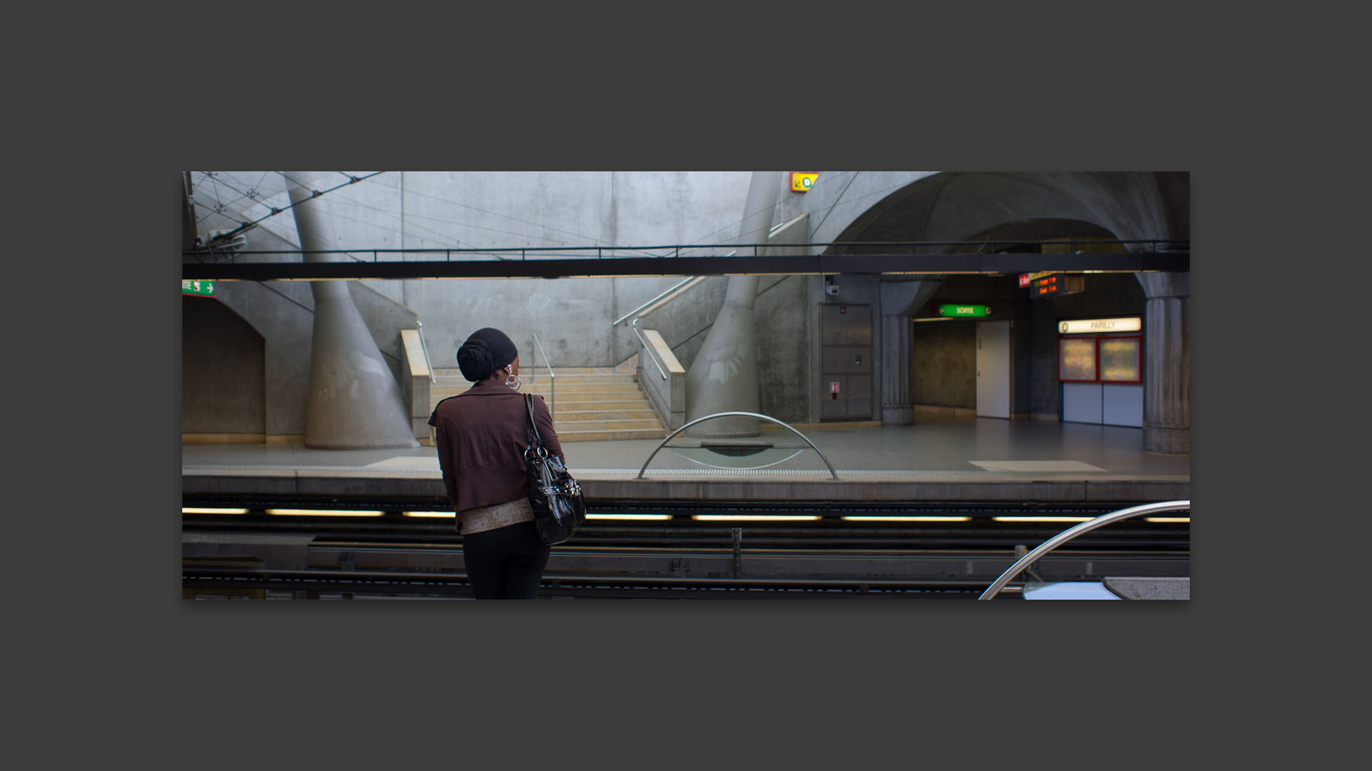 Station de métro Parilly, à Vénissieux.