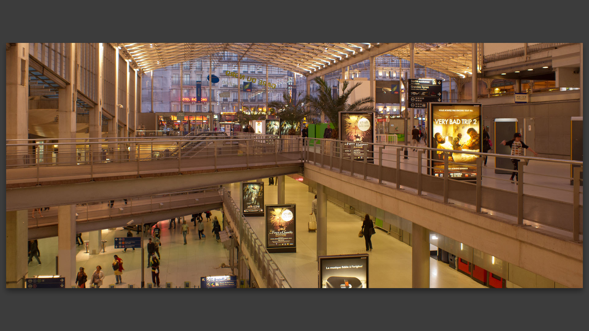 Gare du Nord, à Paris.